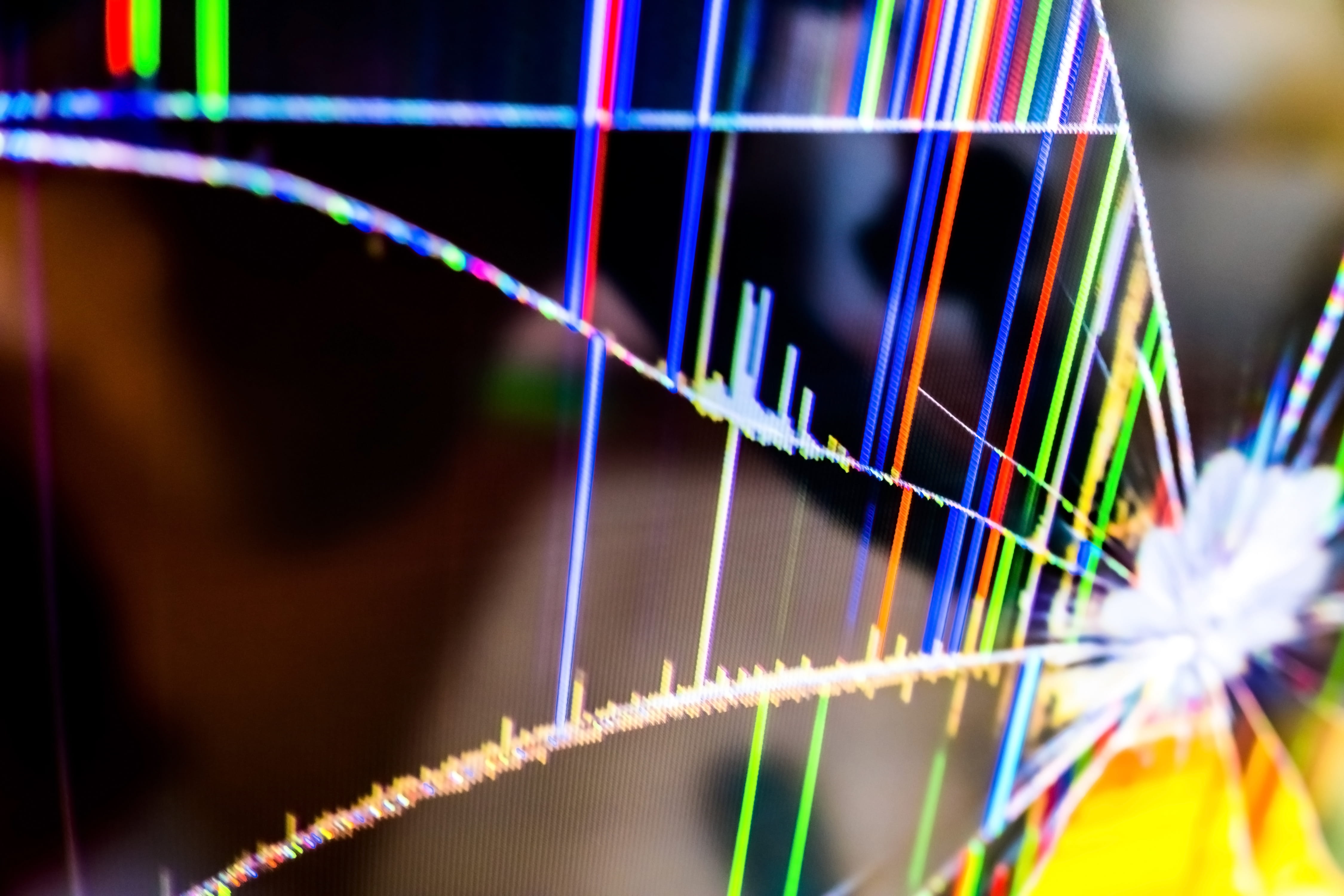 Cracked TV screen close-up - repair specialists