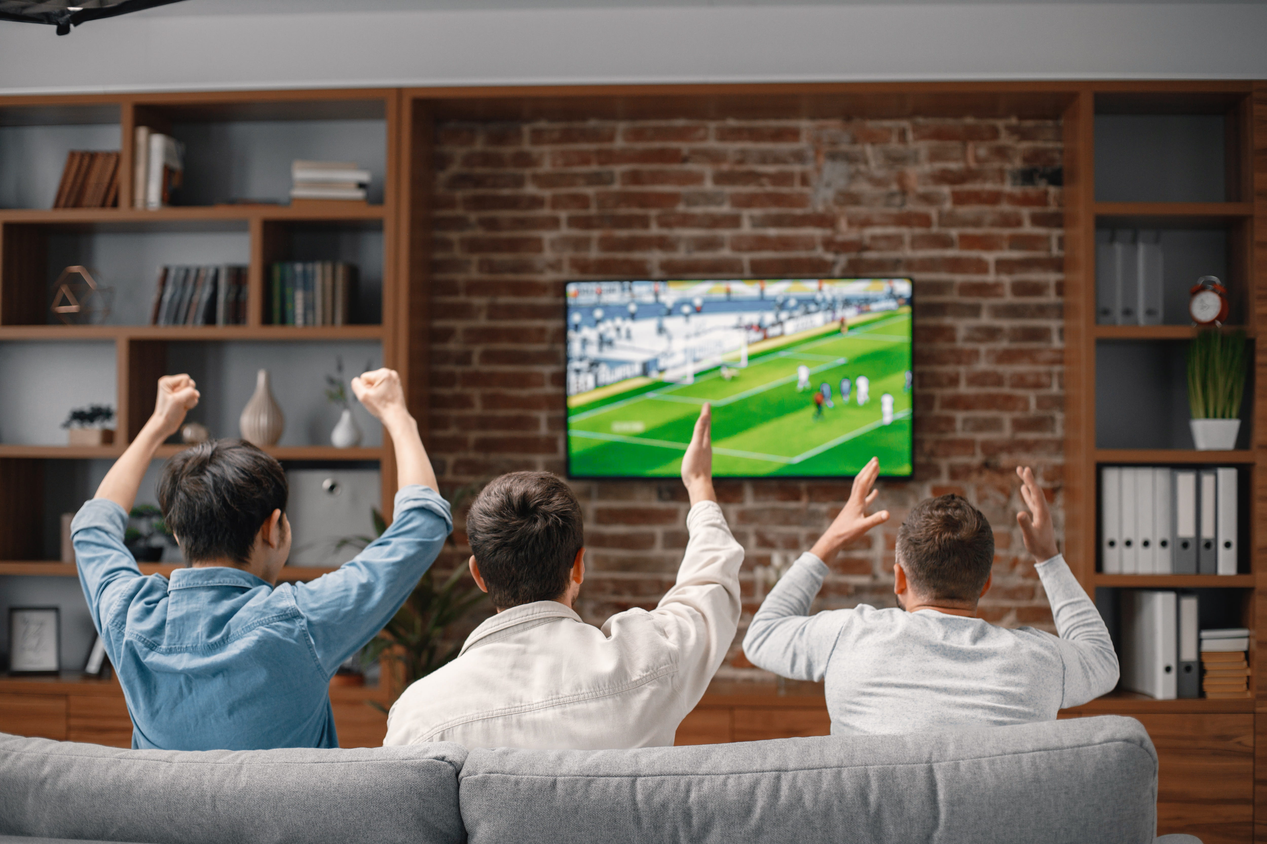 JVC LED television displayed in Gauteng family lounge